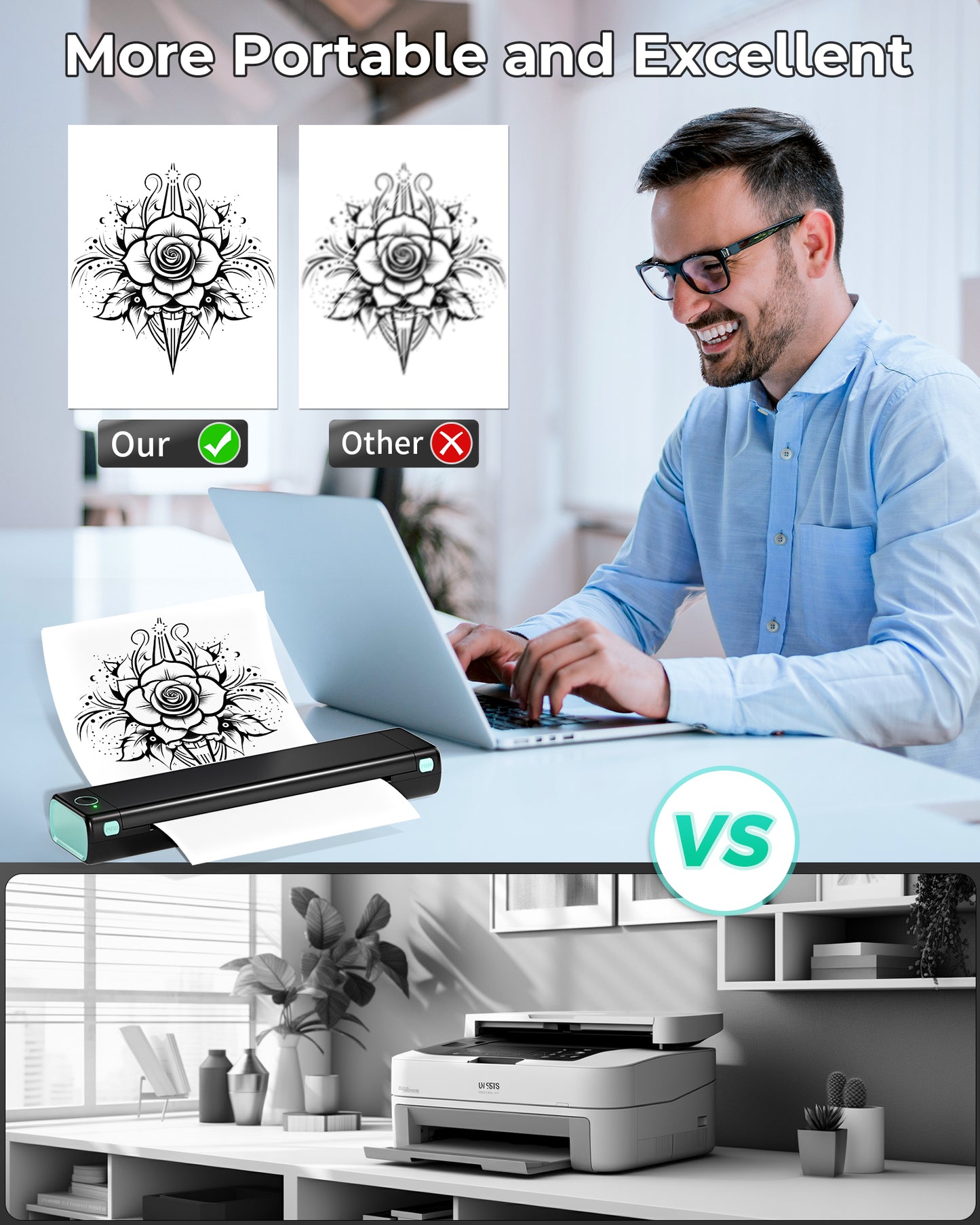 M08F Tattoo Stencil Printer